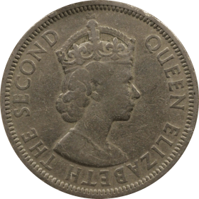 1 rupia 1960 seszele b